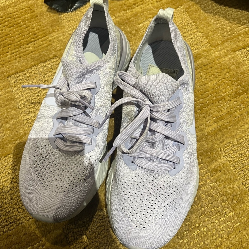 Nike Lavender Knit Sneakers